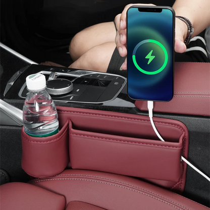 GRAVIQ™ Seat Gap Cup Holder & Organizer