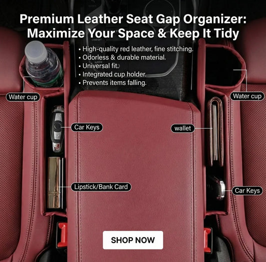 GRAVIQ™ Seat Gap Cup Holder & Organizer