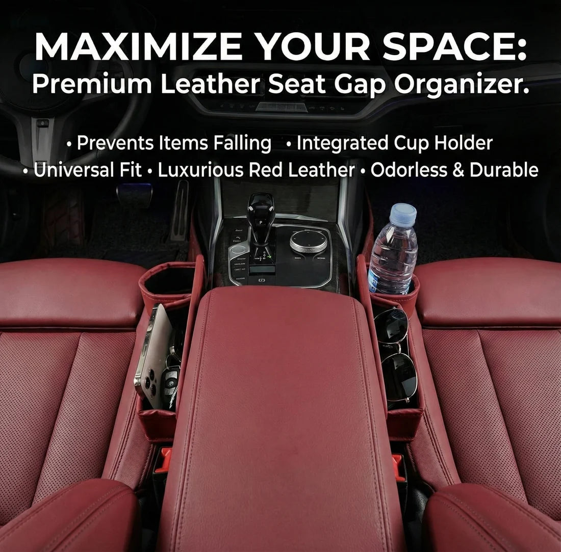 GRAVIQ™ Seat Gap Cup Holder & Organizer
